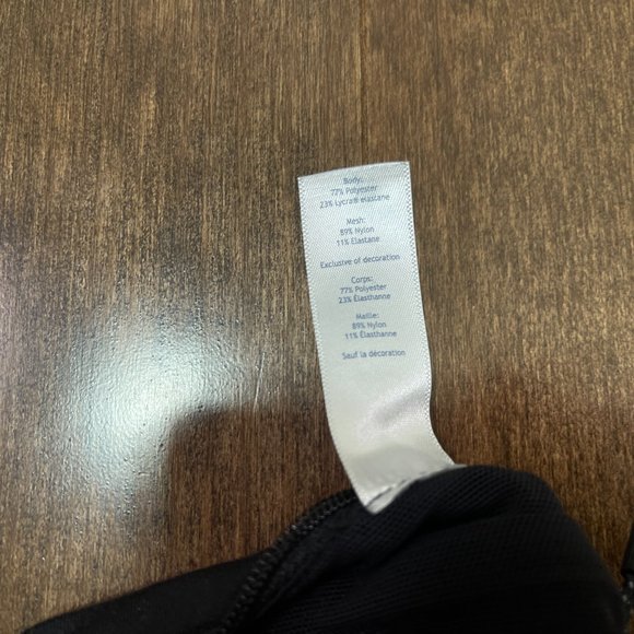 Ivivva Black Mesh Accent Leggings sz 7 - Picture 8 of 11